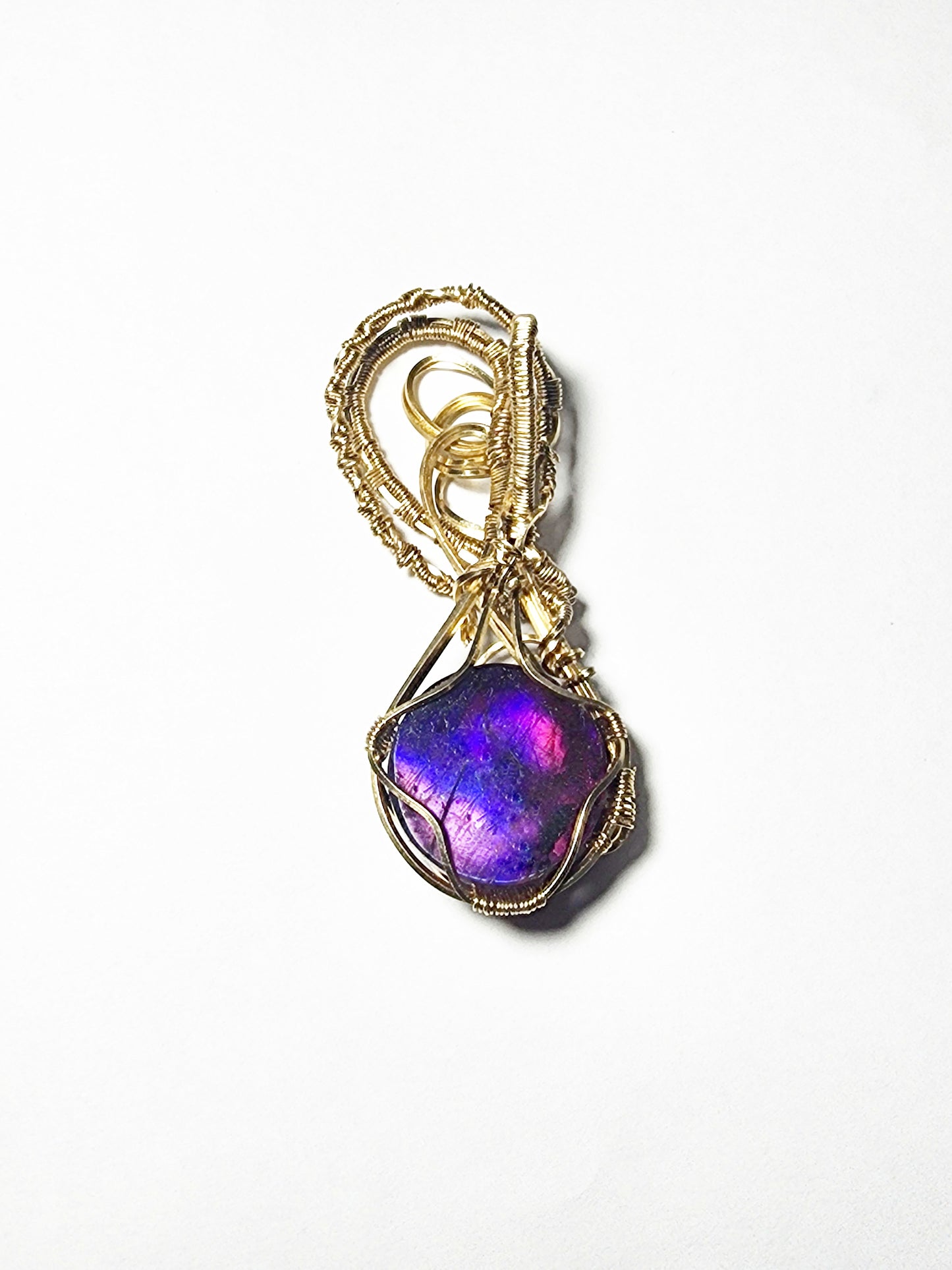 Pretty in Magenta Labradorite