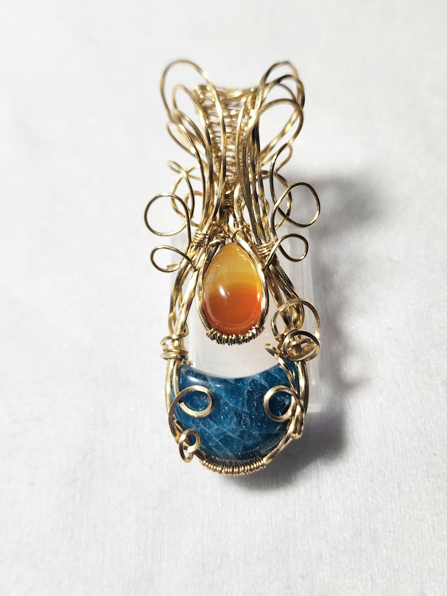Apatite and Carnelian