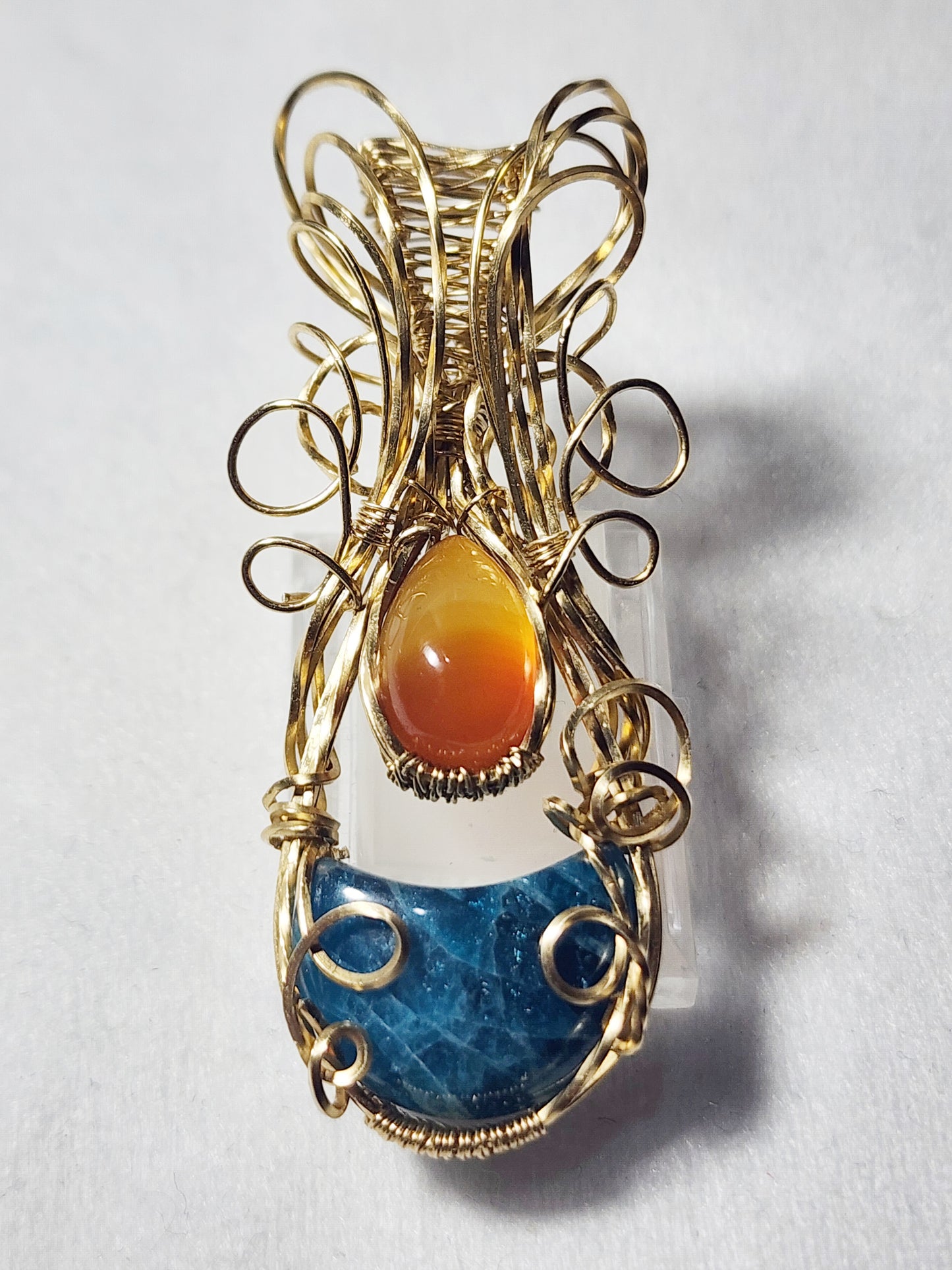 Apatite and Carnelian