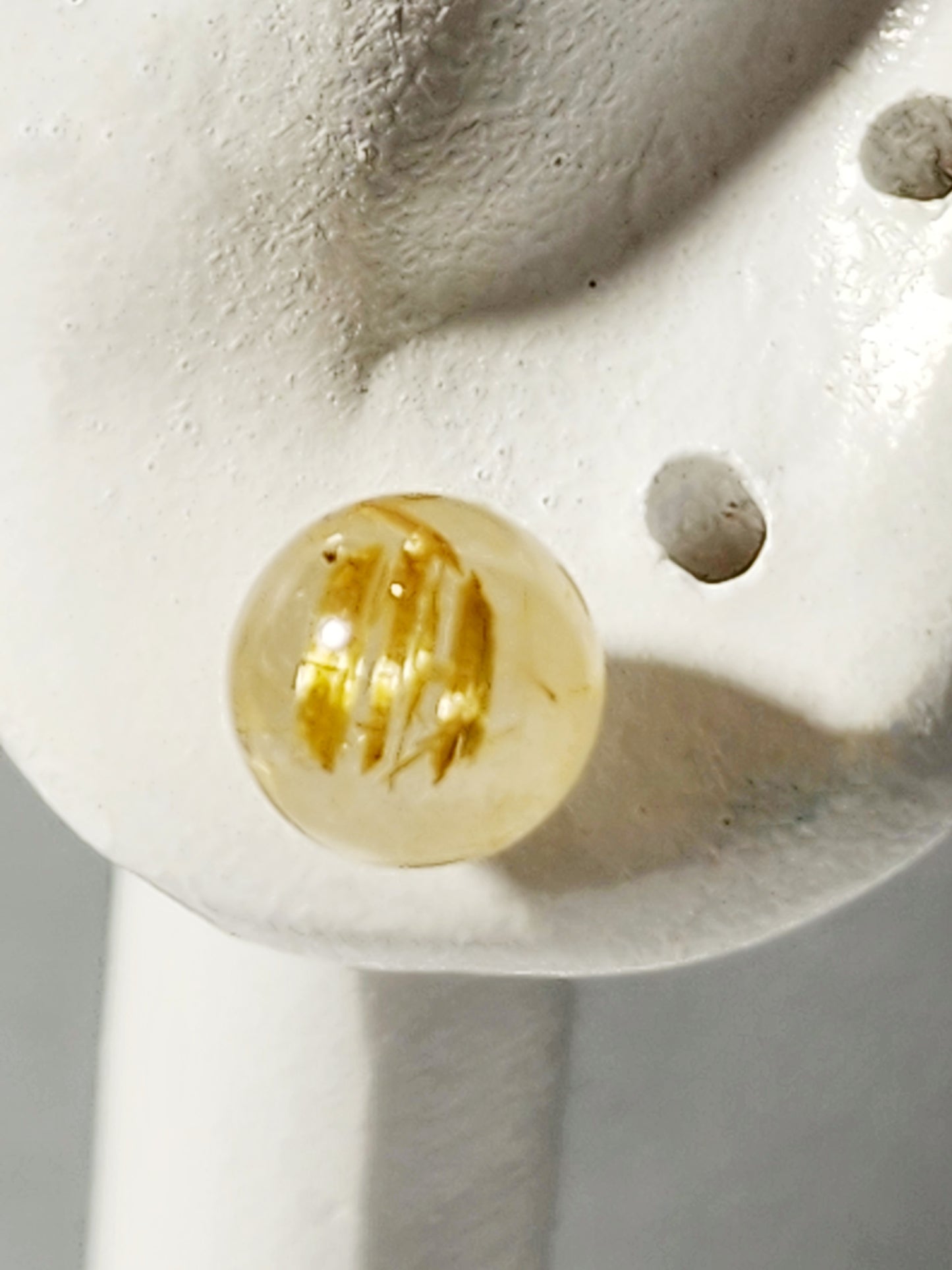 Golden Rutile Studs
