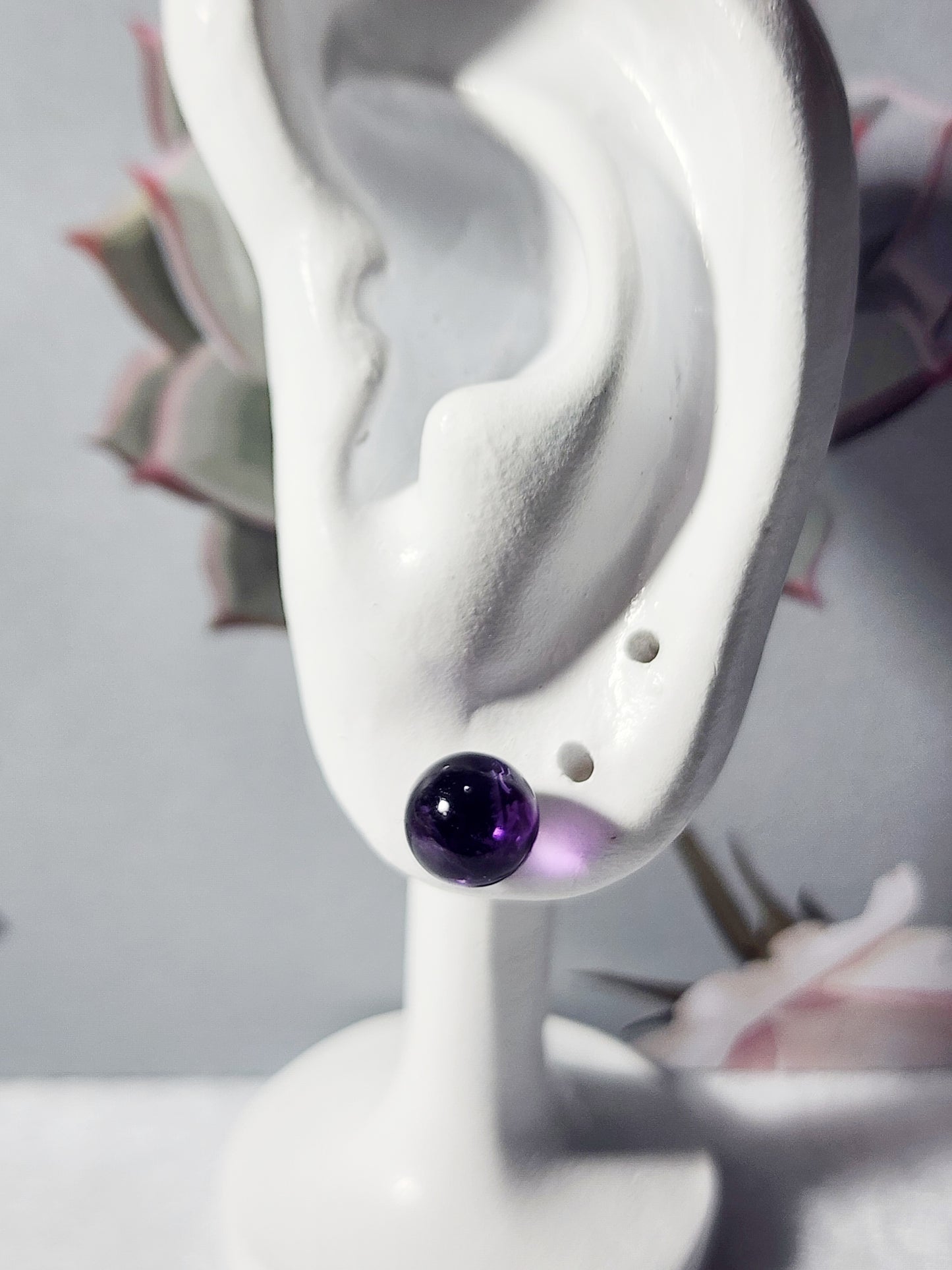 Amethyst Studs