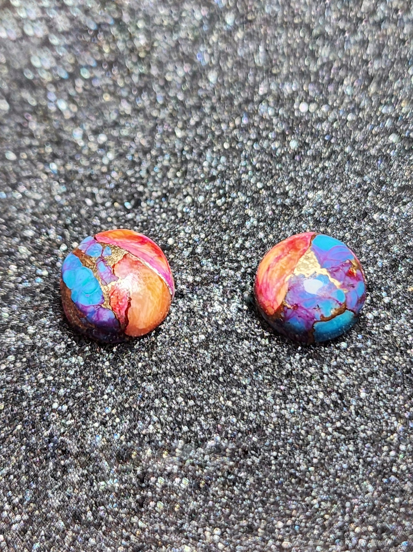Pink Spiny Oyster Mojave Turquoise Set B