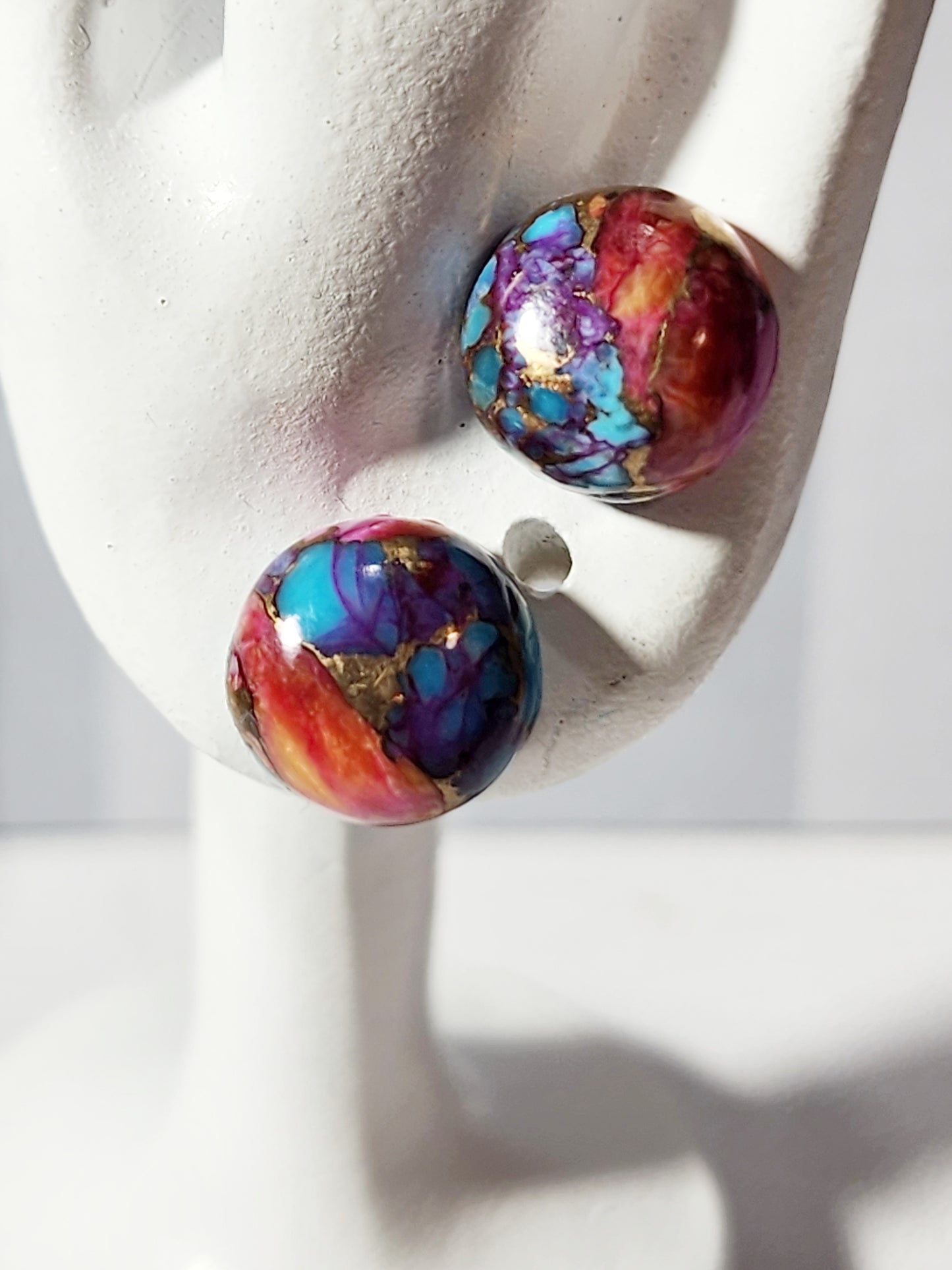 Pink Spiny Oyster Mojave Turquoise Set B