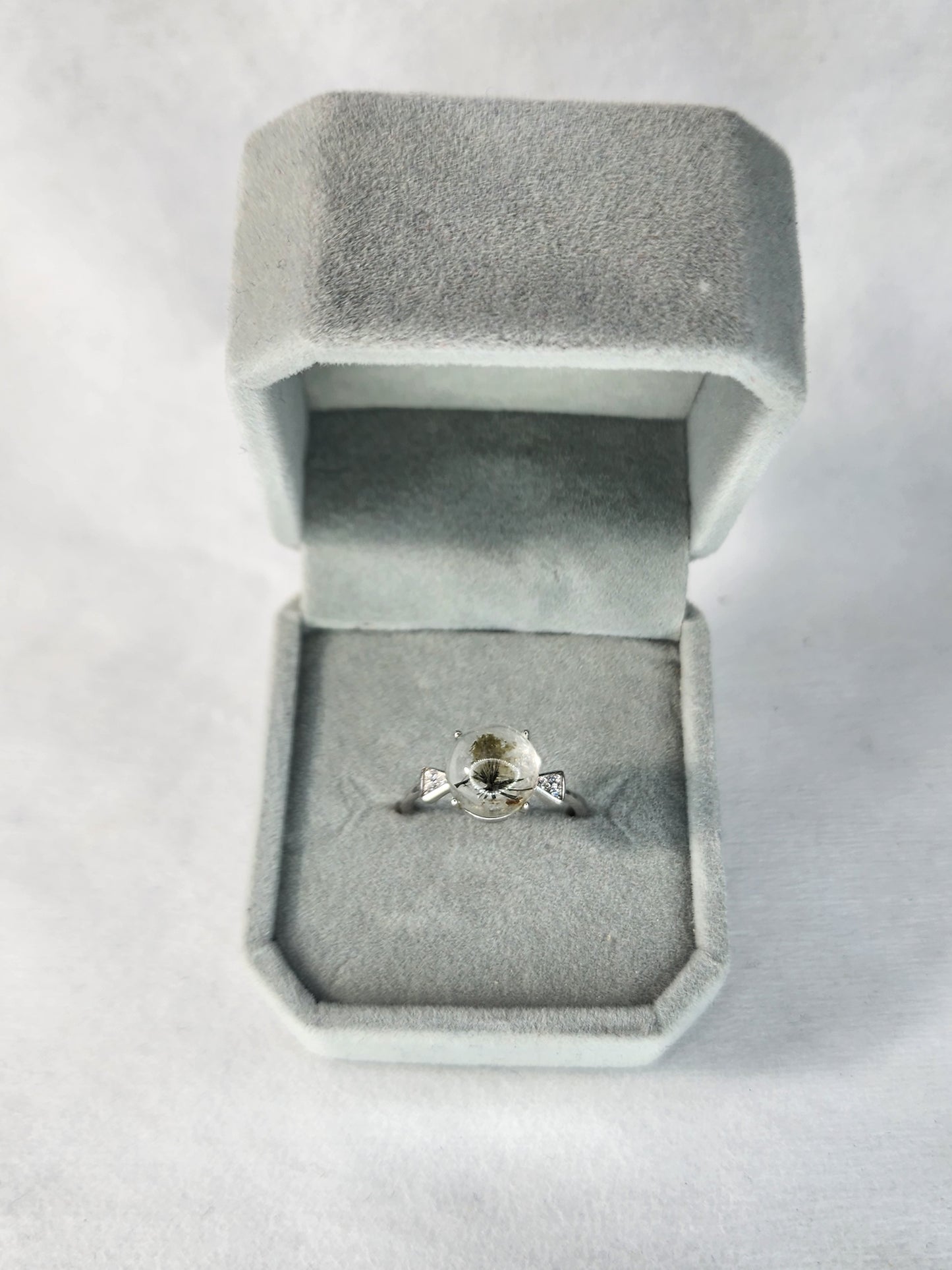 Urchin in Quartz Ring