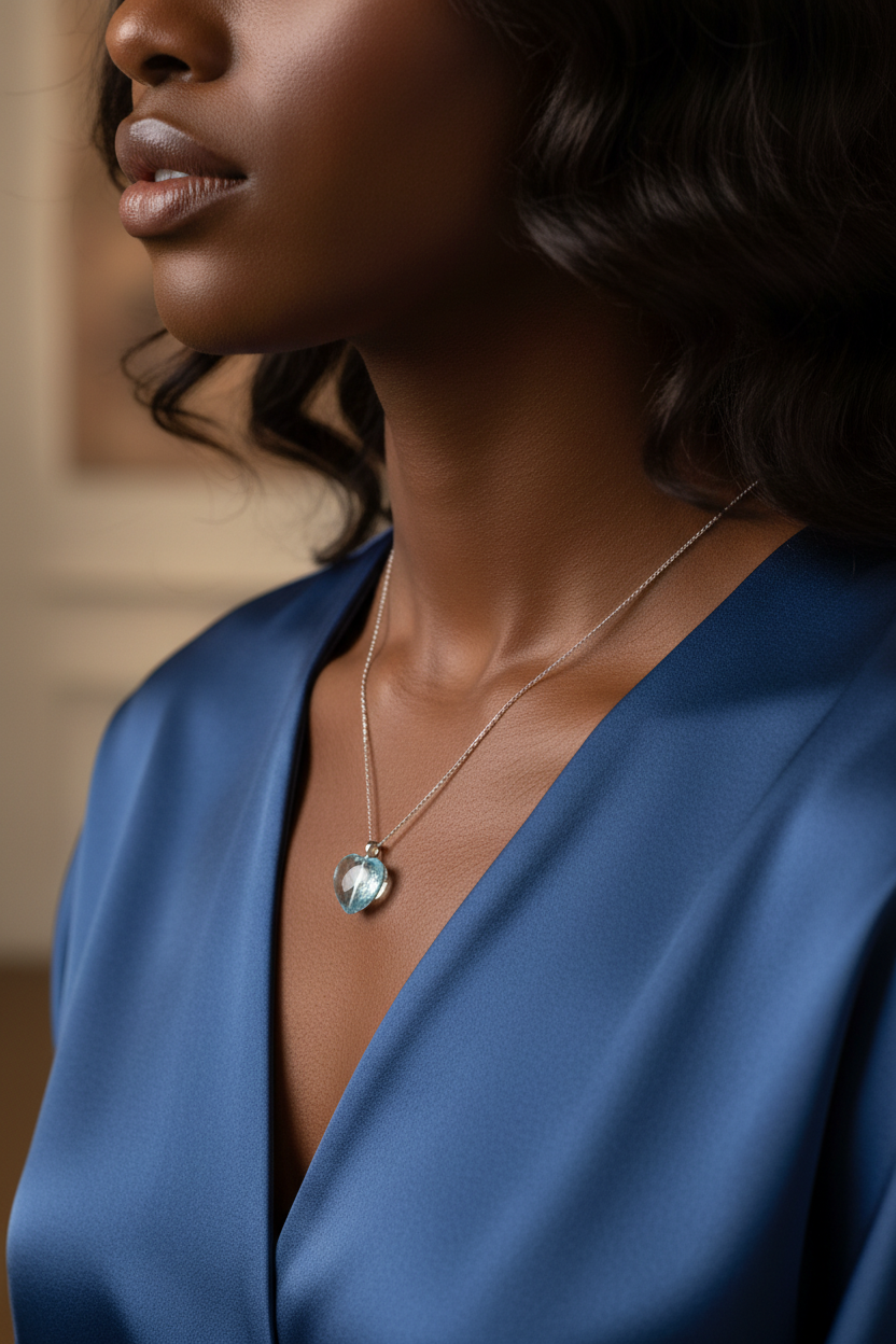 Aquamarine Heart