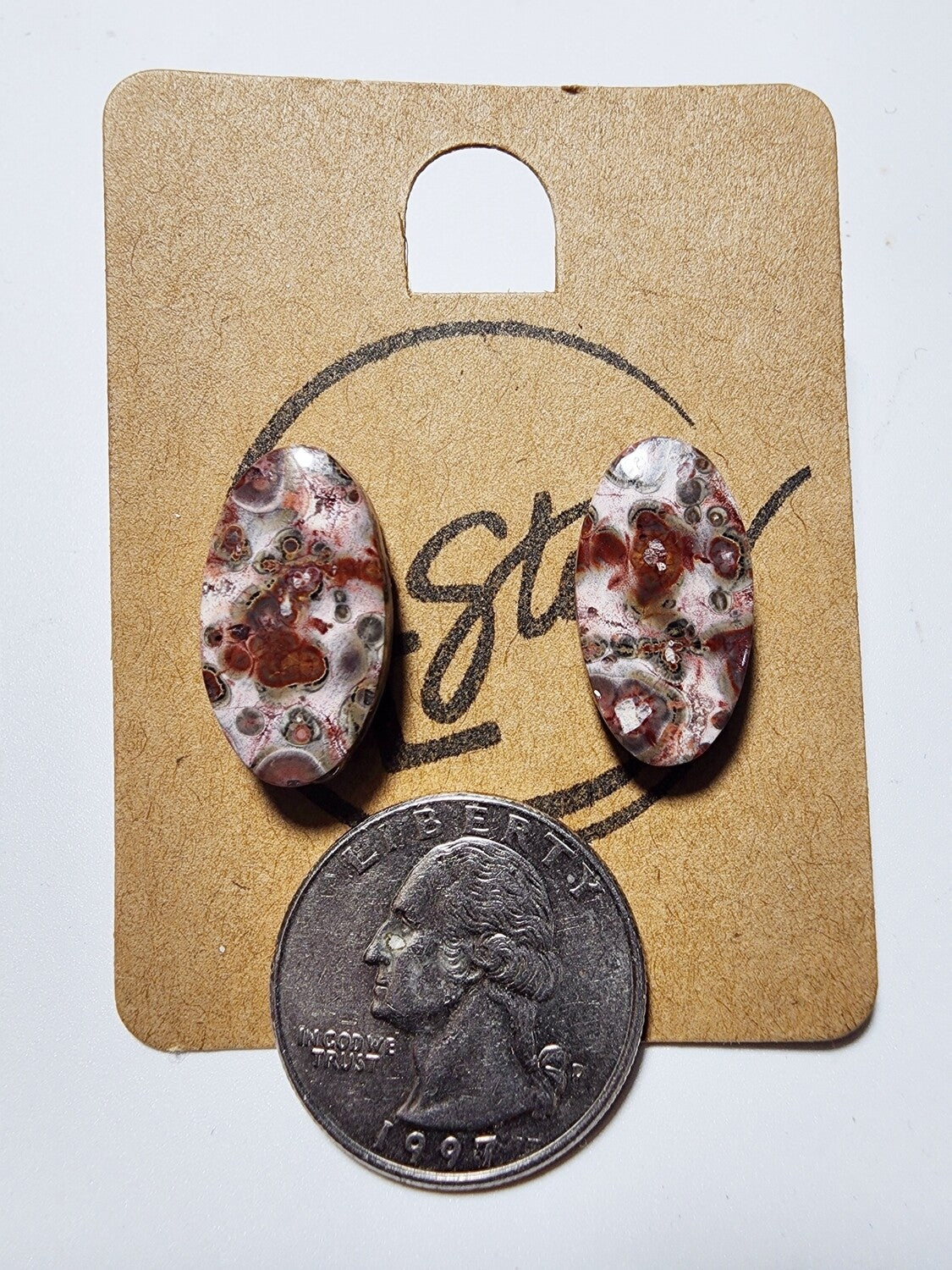 Leopard Skin Jasper Earrings