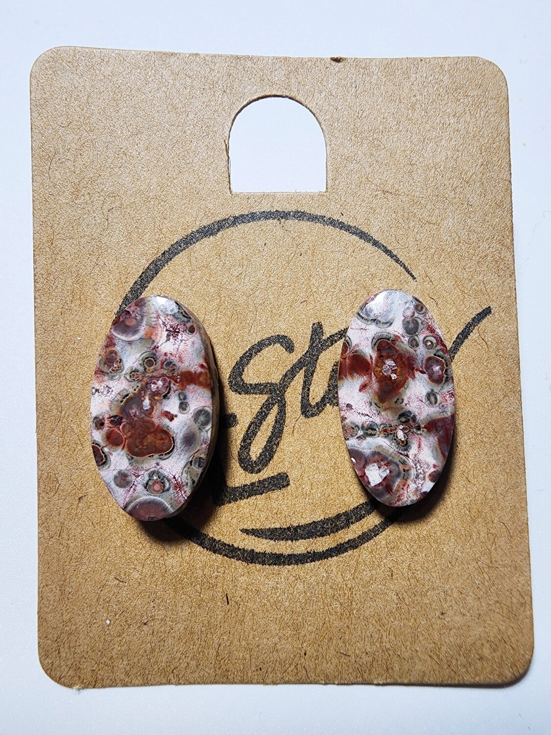 Leopard Skin Jasper Earrings
