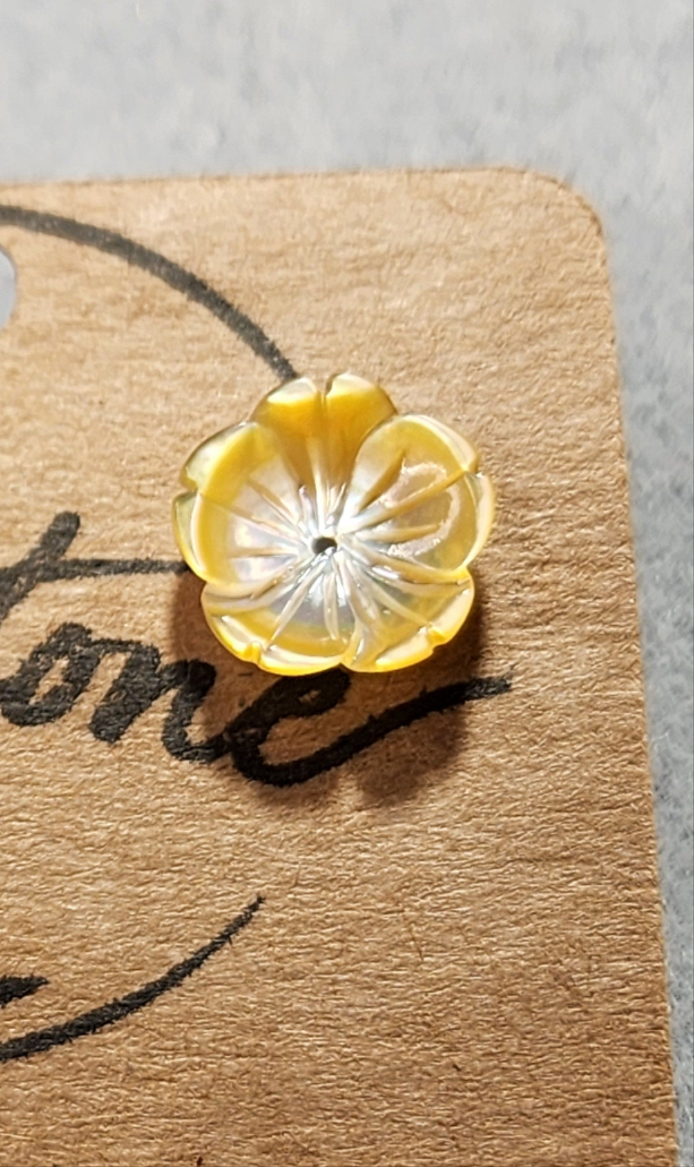 Golden Cherry Blossom Shell Earrings