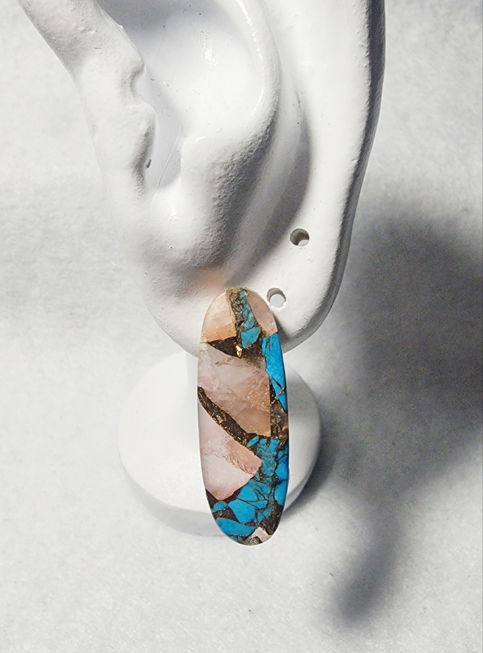 Copper Turquoise Earrings Set B