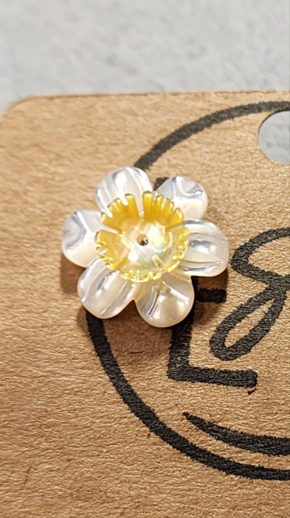Daffodil Shell Earrings