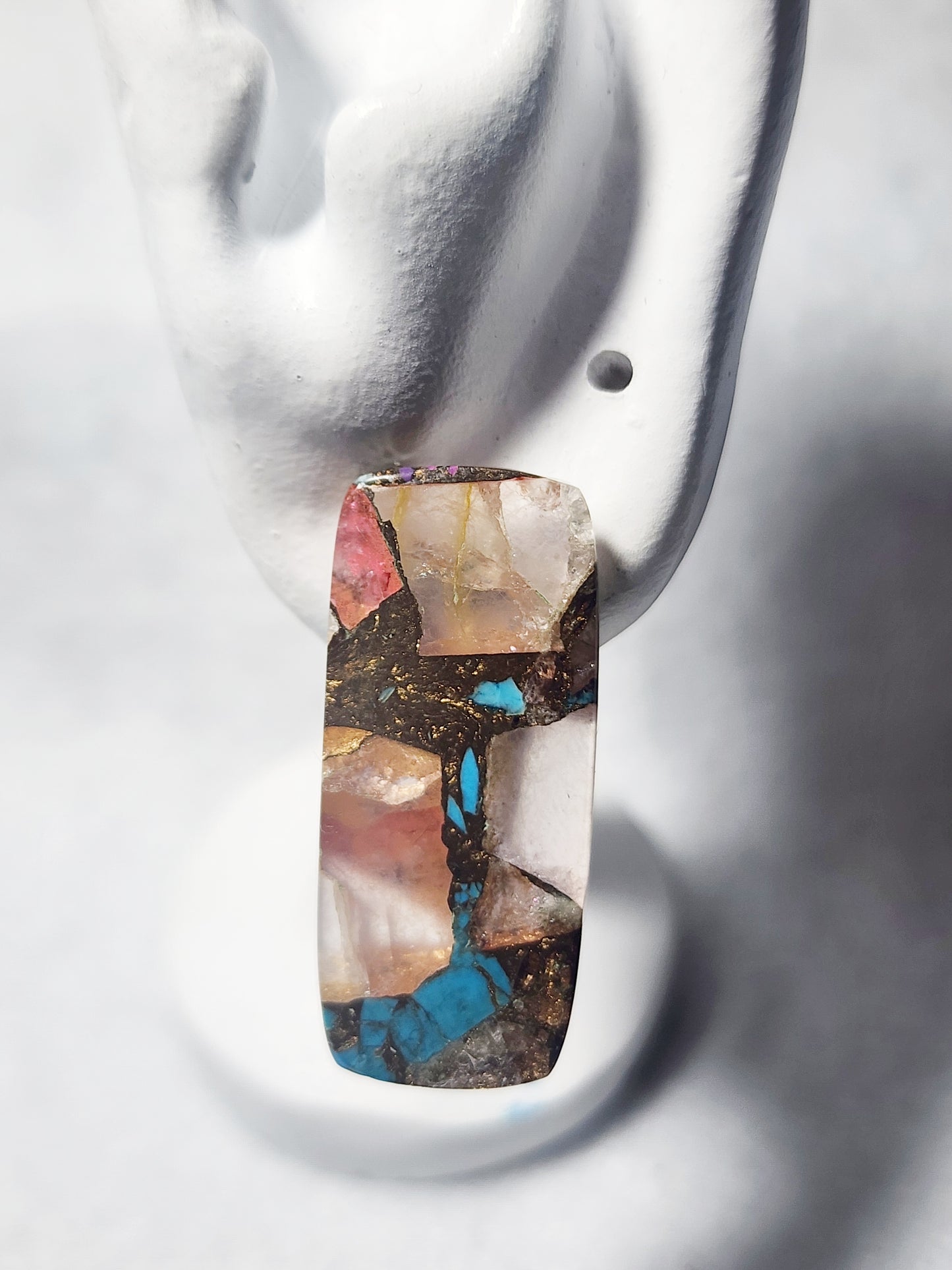Copper Turquoise Earrings Set C