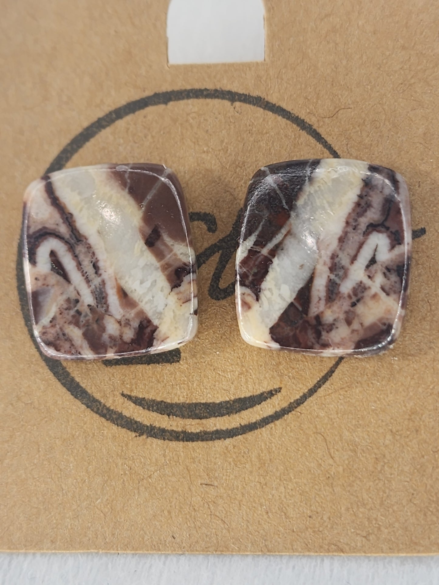 Coconut Jasper Earrings