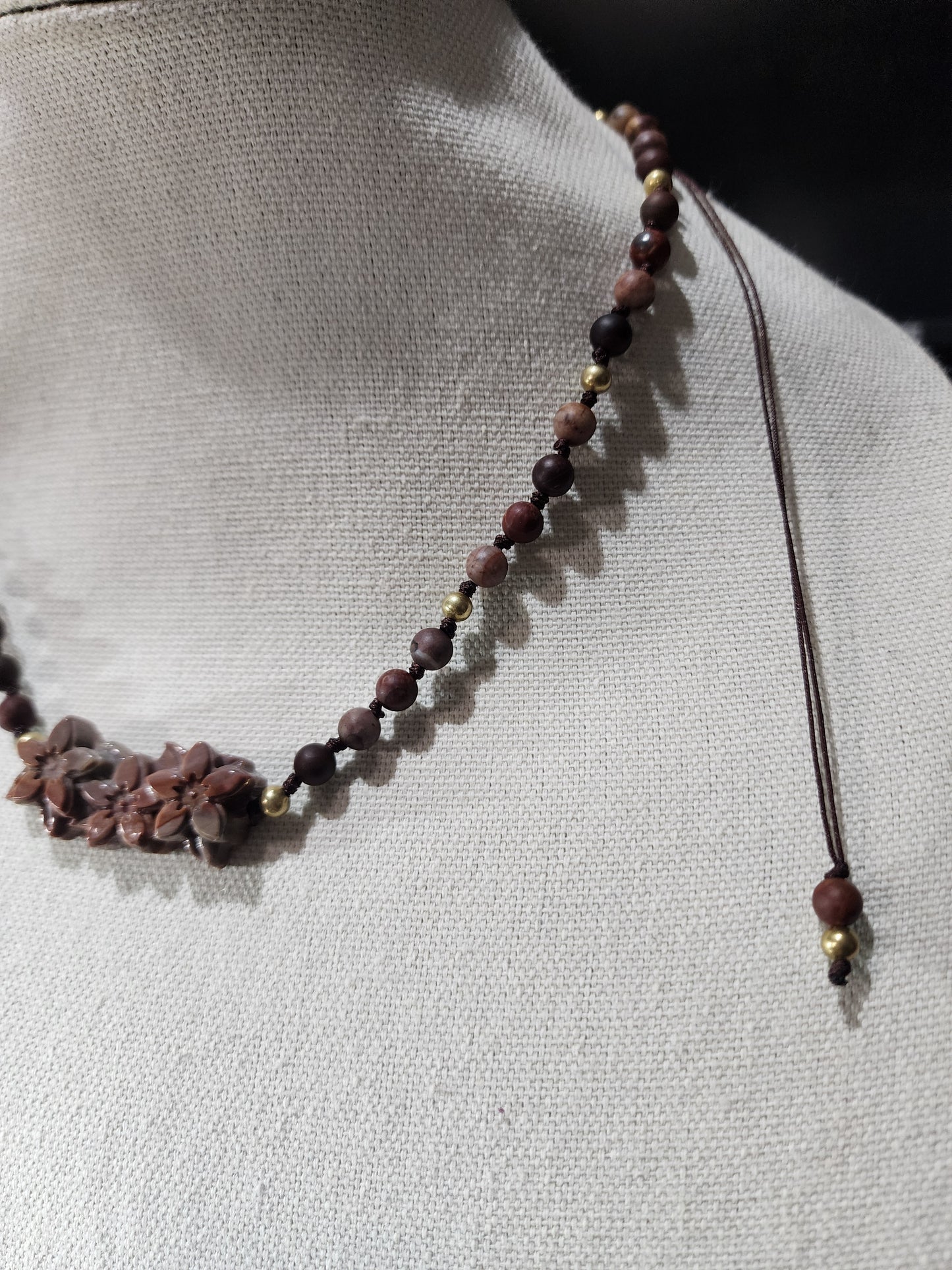 Alashan and Picasso Macrame Necklace