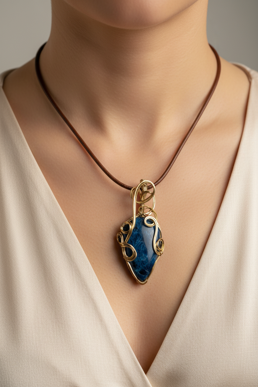 Apatite in Brass