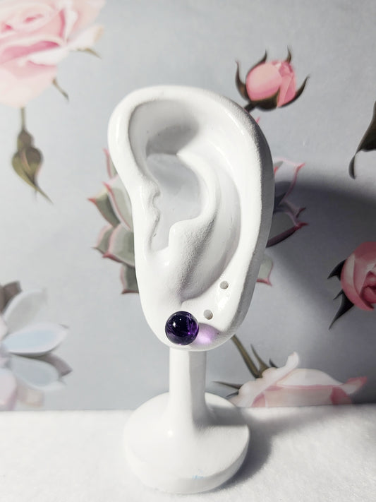Amethyst Studs