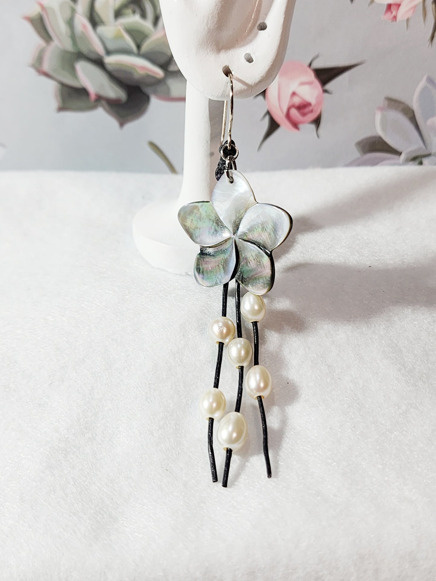 Plumeria Earrings