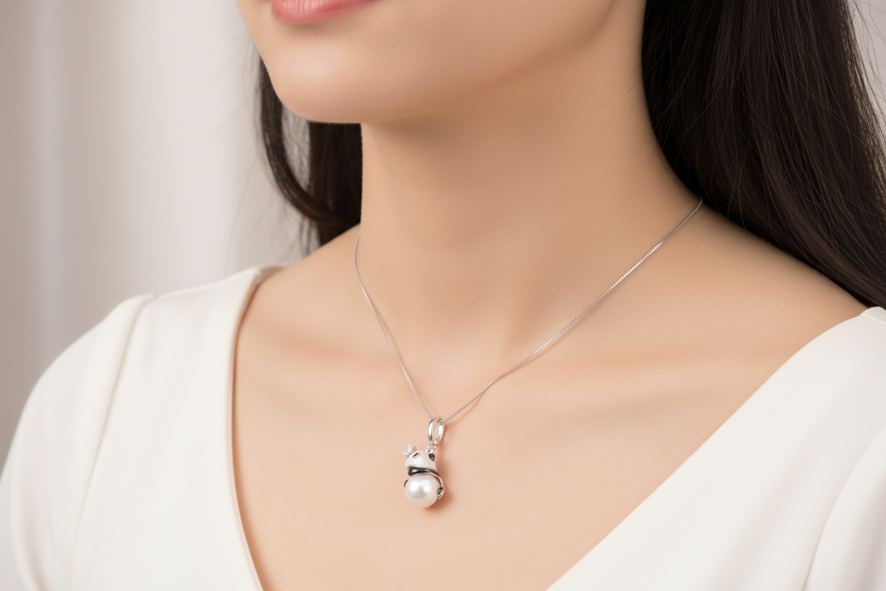 Panda Butterfly Pendant