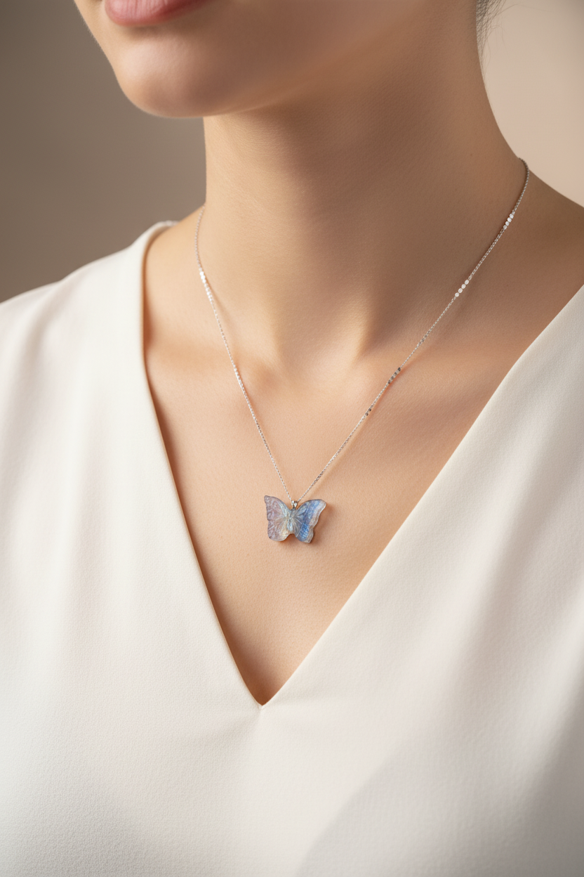 Rainbow Labradorite Butterfly