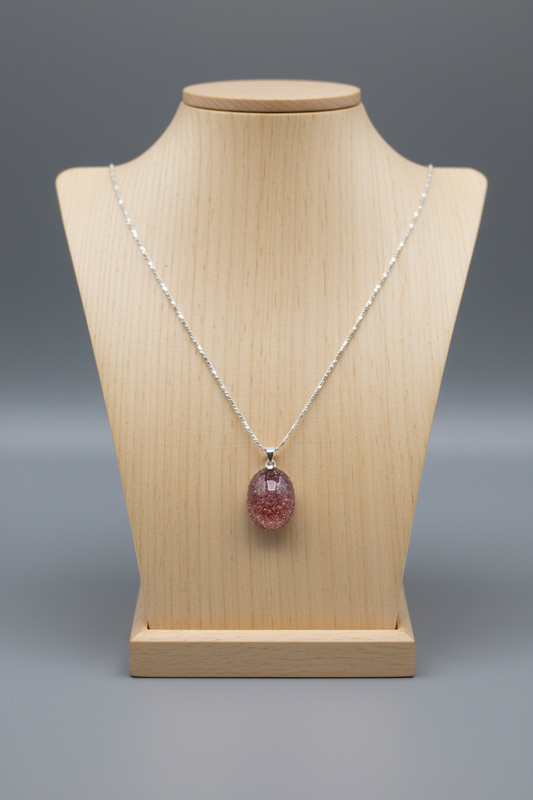 Strawberry Quartz Pendant