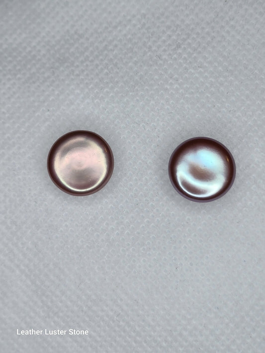 Purple Button Studs