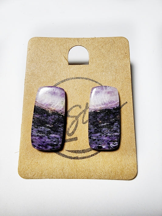 Charoite Earrings