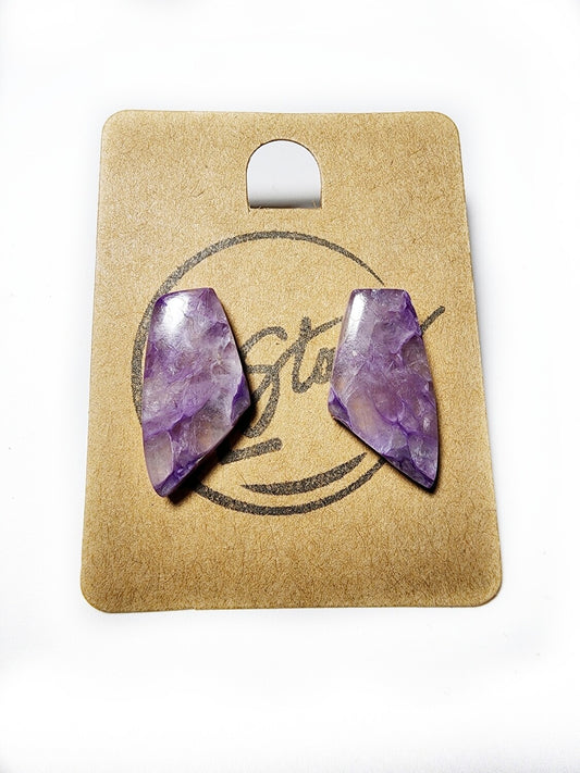 Charoite in Quartz