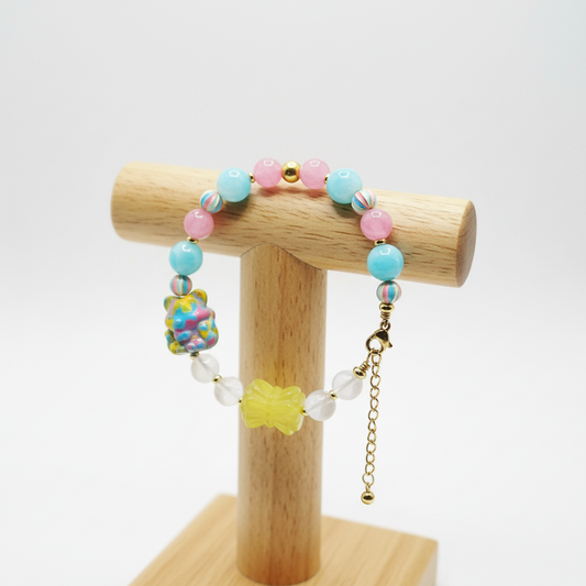 DaQi Ninetails Pink and Aqua