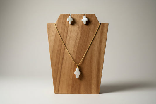 Pearl Cross Set