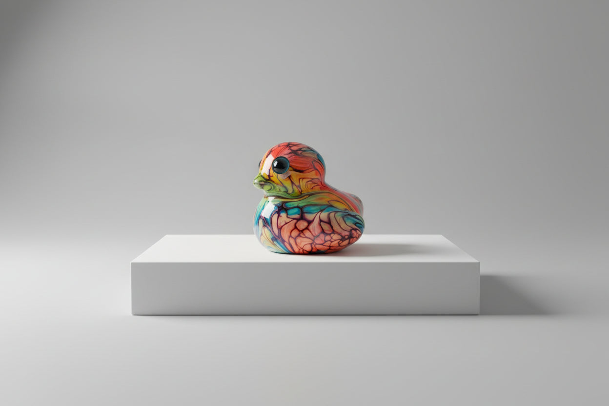Rainbow DaQi Duck - Red