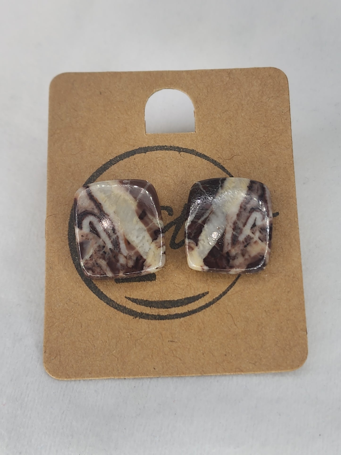 Coconut Jasper Earrings