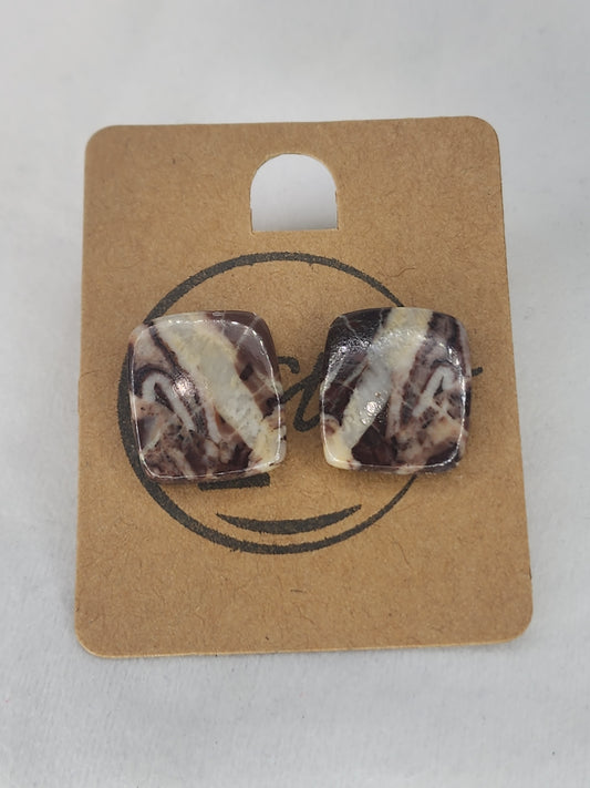 Coconut Jasper Earrings