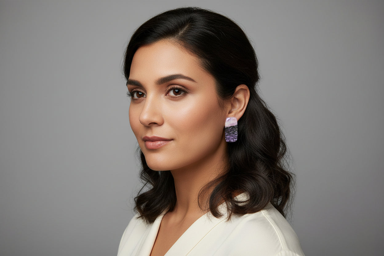 Charoite Earrings
