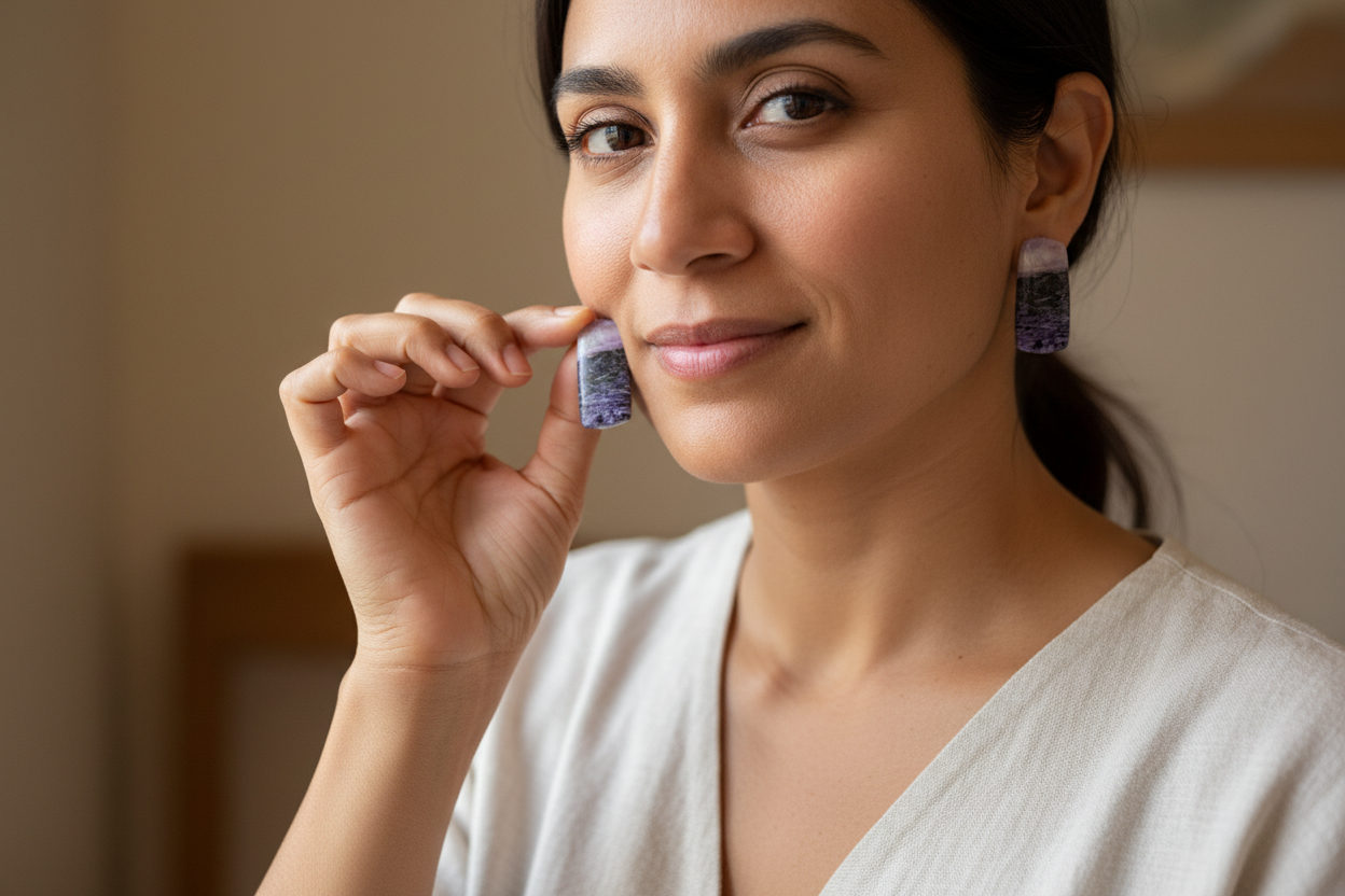 Charoite Earrings