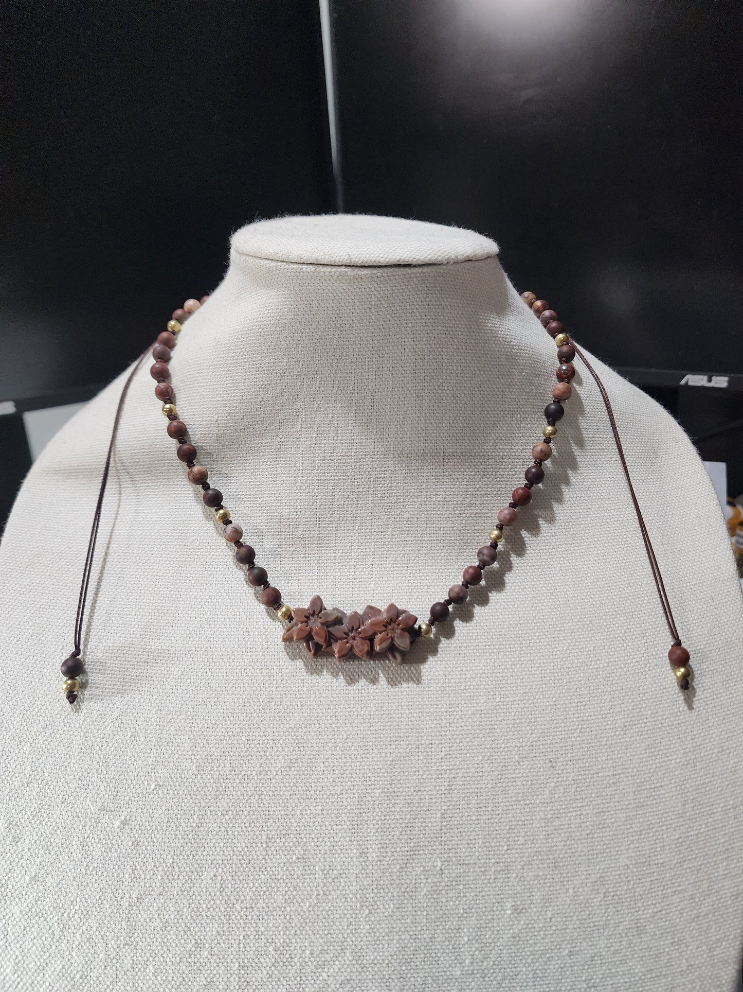 Alashan and Picasso Macrame Necklace